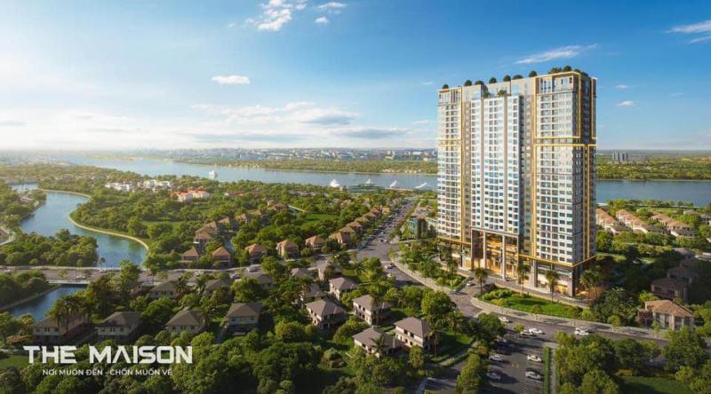 Bán căn hộ cao cấp The Maison 2PN - 3PN 2WC, view sông Sài gòn