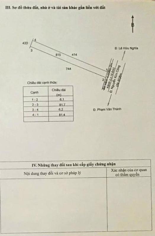 Đất mặt tiền đường Nguyễn Kim Công, P4, TP Tân An.