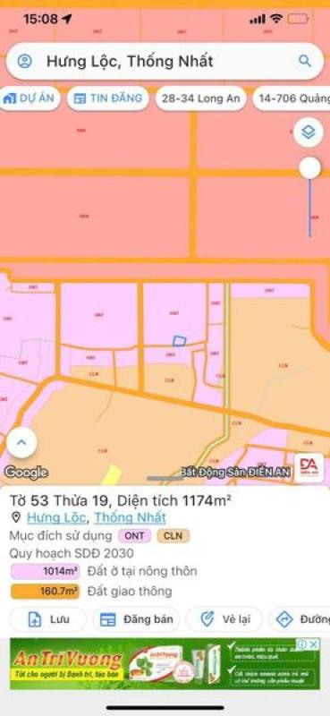 HOT! HOT! Hơn 1000m2 thổ cư full ngay KNC Dầu Giây chỉ hơn 2 tỷ3 thương lượng mạnh