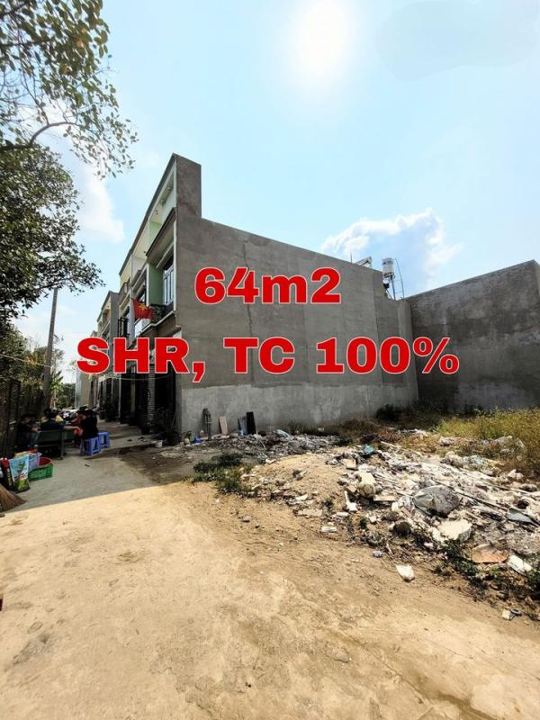  Chính Chủ Bán gấp Lô đất Sổ Riêng. DT: 64m2. Thổ Cư 100%