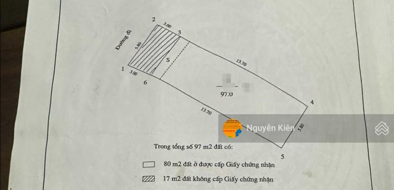 Bán đất mặt phố Phú Diễn, Bắc Từ Liêm, 97m2, hai mặt tiền rộng 23m, giá 19.5 tỷ 