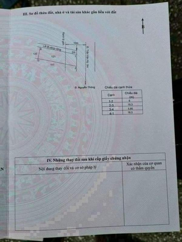 Chính chủ gửi bán lô đất thổ cư mặt tiền Trần Văn Hý, phường 3, Tp Tân An, Long An