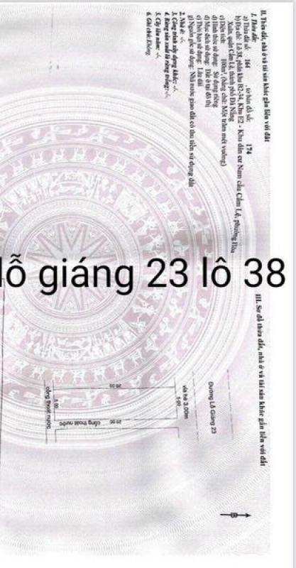 hàng nóng mới ra Lò lỗ giáng 23 hướng bắc 100m2 đường 5m5 sát góc kẹp cống với hoàng đình 