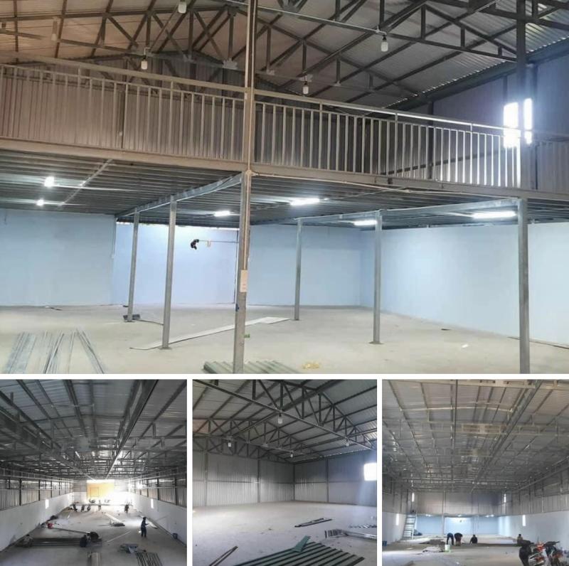 Kho xưởng cho thuê 600m2, gác 140m2 gần trường Điện Quận 12