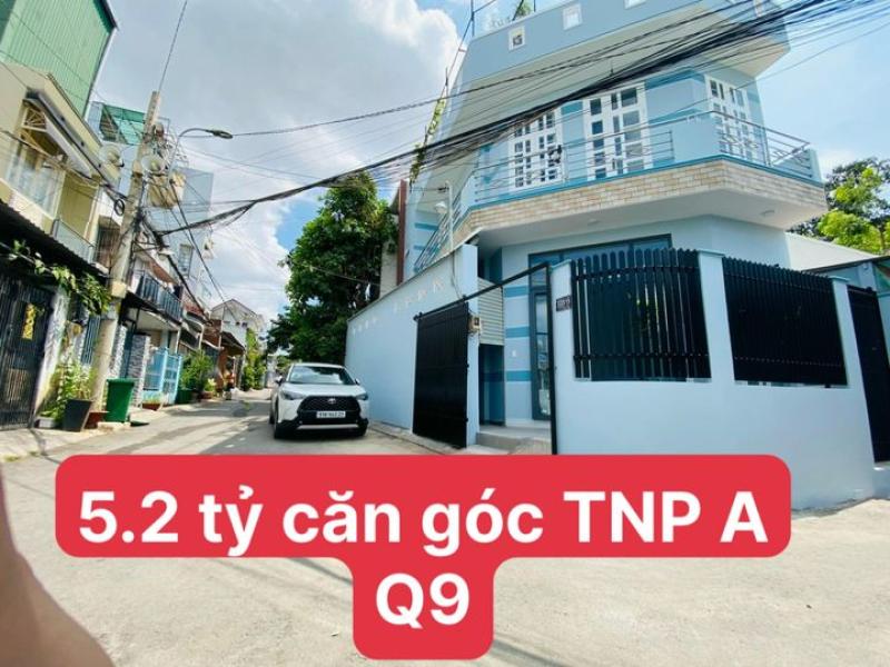  Nhà góc 2 mặt tiền đường xe tải TNP A Q9.