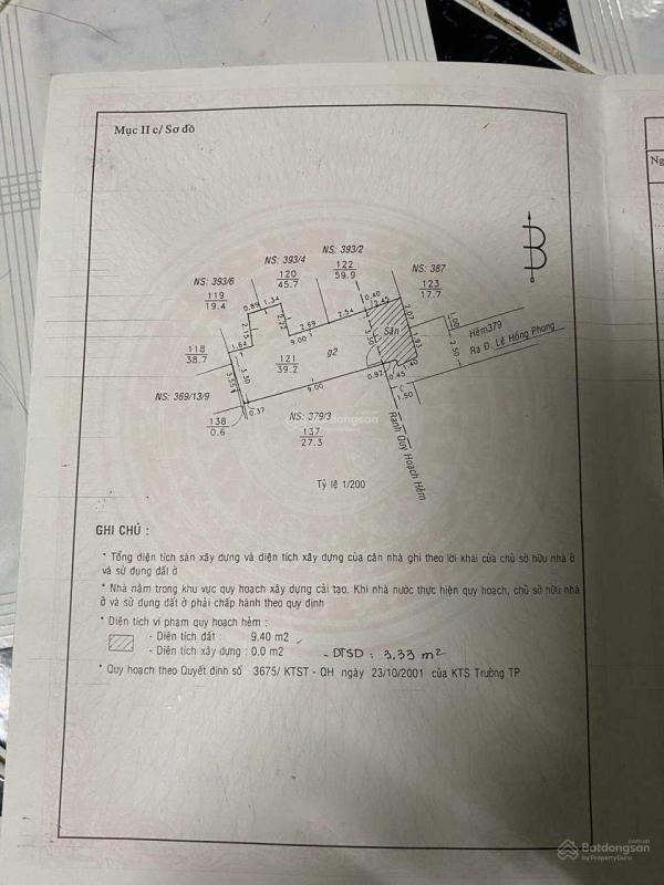 Bán nhà sát mặt tiền Lê Hồng Phong trung tâm Q10- 2 Lầu - 1 Trệt - 8.5 tỷ - có Thương lượng.