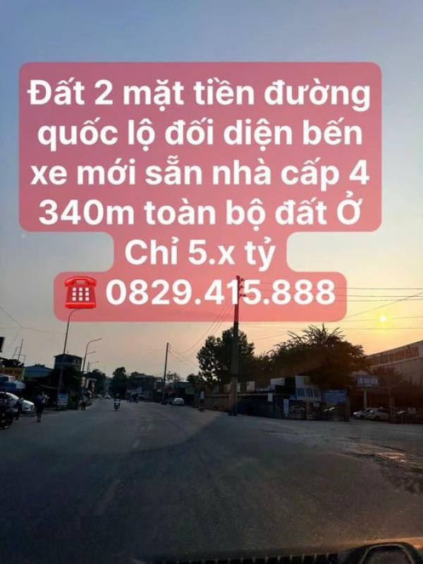 SỞ HỮU LÔ ĐẤT 2 MẶT TIỀN ĐƯỜNG