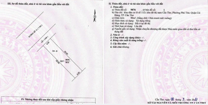 Nền đường số 11 KDC Long Thịnh