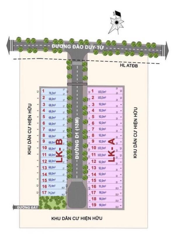 NHẬN GIỮ CHỔ DỰ ÁN NHÀ PHỐ LIỀN KỀ LOUIS RESIDENT