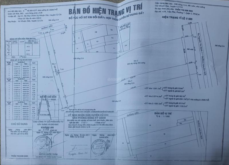 BÁN ĐÁT MT ĐƯỜNG NHUẬN ĐỨC CÓ SẴN XƯỞNG