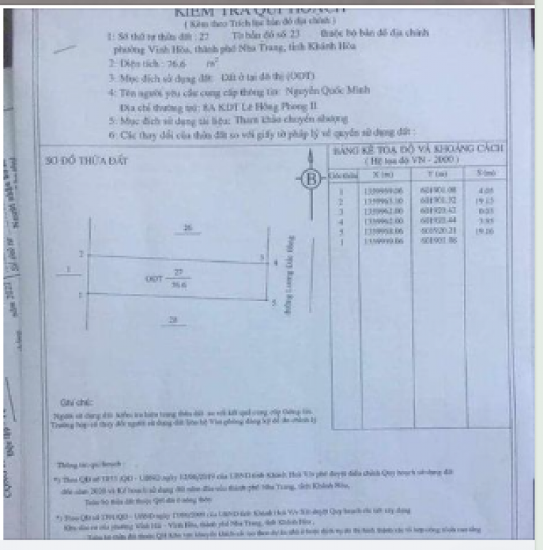 Đất Lương Đắc Bằng, vĩnh Hòa  chỉ 2 tỷ 100