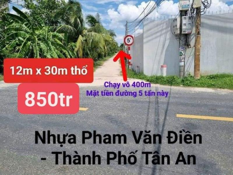 NGỘP MUỐN TẮT THỞ. CẦN BÁN GẤP 339.3 m2 THỔ.x Ấp 1, Hòa Phú, Châu Thành, Long An