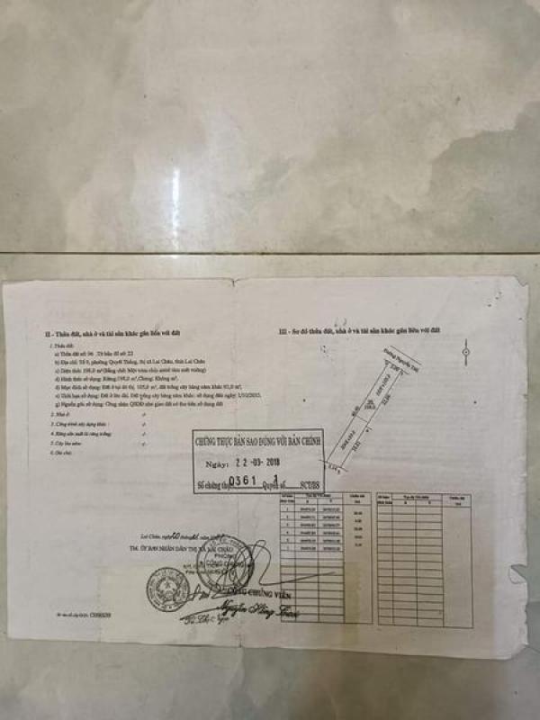 GIÁ CHỈ 1 TY XXX CÁC BÁC ĐÃ DC SỞ HỮU CĂN KINH DOANH MẶT DG 4D .GẦN NGAY CHỢ