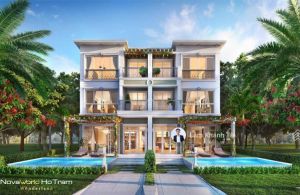 BÁN CẮT LỖ 20% VILLA 4PN SONG LẬP 9X15M WONDERLAND HỒ TRÀM KẾ BÊN MELIA RESORT - ĐÃ BÀN GIAO NHÀ