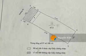 Bán đất mặt phố Phú Diễn, Bắc Từ Liêm, 97m2, hai mặt tiền rộng 23m, giá 19.5 tỷ 