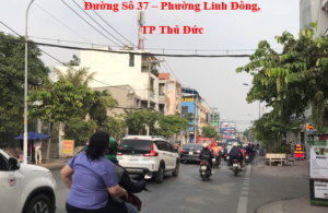 Bán nhà 2 tầng, Mặt tiền đường Số 37 - P. Linh Đông, Dt 160m2, ngang 6m, Giá chỉ  8.3 tỷ