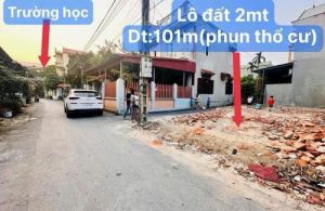 Bán lô góc 2mt trục chính thôn Vị Trù_Xã Thanh Trù_Tp Vĩnh Yên