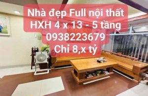 SIÊU PHẨM KHU K300 HXH BTCT 5 TẦNG 52M2 FULL NỘI THẤT XỊN XÒ