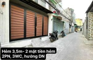 BÁN NHÀ PHỐ MỚI HOÀN THIỆN MẶT TIỀN HẺM XE HƠI 3.5M - ĐƯỜNG HUỲNH TẤN PHÁT