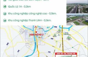 Bán đất mặt đường kinh doanh trung tâm dự án Lk 5 mặt đường 20,5 m KĐT Thanh Hà Thanh Liêm Hà Nam